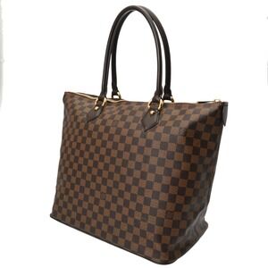 Louis Vuitton Brown Saleya Bag Canvas Damier Tote